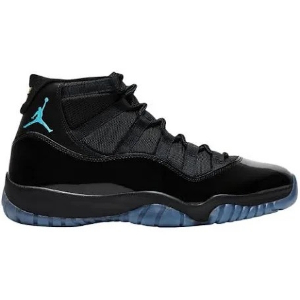Jordan Black and Blue High-Top Sneakers